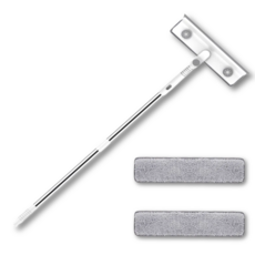 씨피다이 초경량 각도조절 2in1 창문 닦이, 그레이, 1개