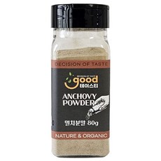 굿테이스티 국산 멸치 분말 80g 가루 육수 다시 조미료 향신료 시즈닝 파우더, 1개