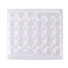 30구 계란판(특란)용 플라스틱뚜껑 투명[100개] 계란판별도, 100개