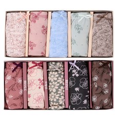 5매입+5매입 10P 여성 맥시팬티 면팬티 세트