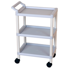 셀프미인 S1웨건(손잡이1개 가드레이 없음) 그레이 미용트레이 트롤리 피부 관리실 미용실, 3단