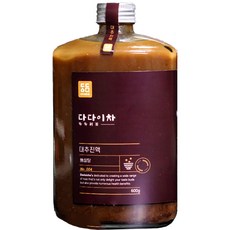 다다이차 무설탕 통대추 갈아넣은 대추진액, 1개, 1개입, 600g