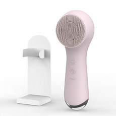 [SKP] 진동 클렌저 스마트 기억 폼 세안기/ 진동 실리콘 회전 브러시 2in1/ 전동 세안기/ 피지제거 모공 클렌져/ 얼굴클렌징 피부 관리기, 핑크