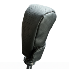 주드플래닛 가죽 기어봉 자동차 승용 버스 화물 트럭 커버 시프트 노브, 블랙