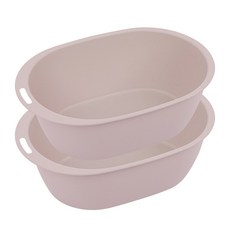 말랑하니 헹굼욕조 아기올인원 신생아욕조, 욕조, 2개, 아몬드밀크