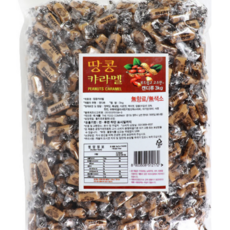 누구나조아 땅콩 카라멜 3kg 종합 업소용 대용량, 1개
