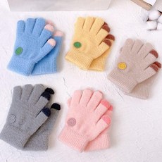 (시즌오프세일)뽀뽀뽀 아동복 유아 겨울 니트 장갑 1+1 아동 키즈 아가 여아 남아 터치 장갑 선물