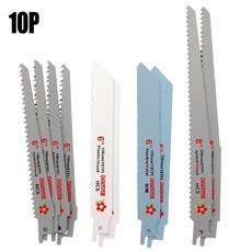 혼합 4종 컷소날 세트 10P 컷쏘날 목재용 철재용, 1세트