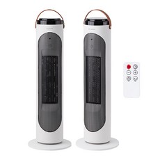 클래파 3초발열 조용한 자동회전 PTC 가정용 온풍기 + 리모컨