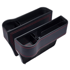 벤스투 틈새차단 차량용 사이드 포켓, 블랙, 2개