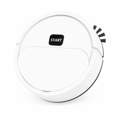 무선 스마트 로봇청소기 자동진공 물걸레 저소음 강력흡입 USB충전 가정용, 화이트