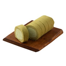 [신키네도] 일본 음식 디저트 생크림 가득 말차 롤케이크, 350g, 1개