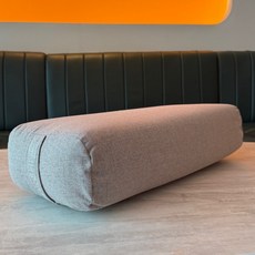 라크시 요가볼스터 린넨 볼스터 임산부 다이어트 명상 소파베개 yoga pillow, 1개, 그레이