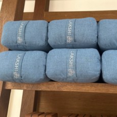 라크시 요가볼스터 린넨 볼스터 임산부 다이어트 명상 소파베개 yoga pillow, 1개, 블루