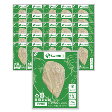 득근파티 통 닭가슴살 청양랜치, 30개, 100g