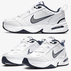 나이키 운동화 남성 에어 모나크4 발편한 키높이 가죽 런닝화 + 신발가방