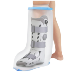 메리레이디 미끄럼방지 다리 무릎 발목 기브스 방수 커버, 1개, 기브스 방수 커버 다리형