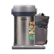 조지루시 소형 보온도시락 SL-NC09 보냉 직장인 학생, 1개, 스텐레스(ST)