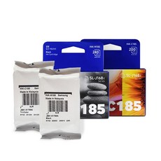 삼성 정품 INK-C185(컬러)번들잉크 / INK-M185(검정)번들잉크 / SL-J1680 J1683 J1685 J1780 J1785-박스만없는 새제품 정품-, INK-M185+C185 번들잉크, 1세트
