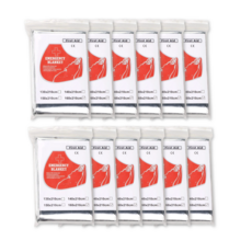 브레베네 체온 유지 보온 담요 비상용, 10개, 라지실버