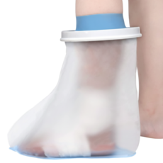 메리레이디 미끄럼방지 다리 무릎 발목 기브스 방수 커버, 1개, 기브스 방수 커버 발목형