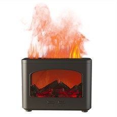 윰스모르 벽난로 불멍 무드등 초음파 미니 가습기, YS-021