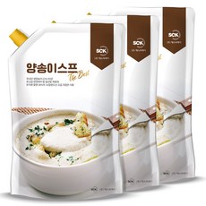 SCK파스타몰_양송이 스프 대용량 1kg / 2kg 천연무염버터사용 소화가 편한 아침식사 대용 스프 머쉬룸스프 무방부제 무첨가제 크림스프, 3개