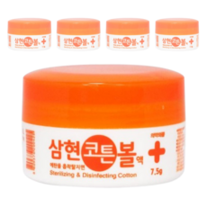 신생아 아기 배꼽소독 코튼볼 상처소독약 멸균 알콜스왑 탈지솜 이소프로판올, 4개, 7.5ml