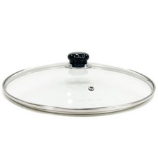 홈월드 다용도 유리뚜껑 넘침방지 냄비 후라이팬 양푼이 덮개 강화유리 공판다, 1개, 28cm
