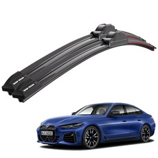 1+1 BMW i4 G26 E 전차종 순정 호환형 초밀착 와이퍼 윈도우 브러쉬 와이퍼블레이드, T2-i4(21-현재)-600+475/B1