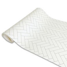 우오우 PE이지롤매트 냉기차단 틈새 복도 거실 베란다 재단매트, 크림헤링본