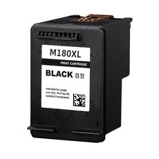 우리네 삼성 M180 C180 대용량 호환 잉크 SL-J1660 SL-J1770FW SL-J1663 SL-J1665, 검정, 1개입