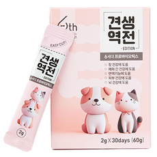 이퀄펫 X 견생역전 - 6세대 프로바이오틱스 (고양이 강아지 겸용 영양제), 1세트, 눈물개선/눈건강+장건강, 30회분