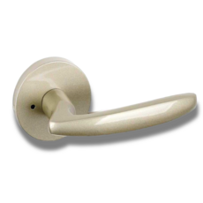 모던유로 국산 방문 손잡이 화장실 욕실 문고리 버튼형, 모던그레이, 1개, 모던그레이