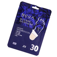 블루로즈 아기발 필링팩 발각질제거 팩 패치 발팩, 32g, 1개, 10개입