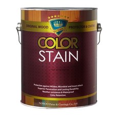 노루페인트 올뉴 칼라스테인 페인트 3.5L, 뉴월넛(R), 1개