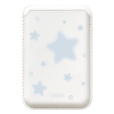 뷰씨 디자인 맥세이프 카드지갑 3장 수납 지갑 케이스, 1개, 07. 버블스타