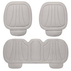 벤비아 루노 자동차 방석커버 차량용 가죽방석 앞좌석 뒷좌석 분리형 의자커버 사계절 방석 차량 인테리어 00806, 웜그레이 풀세트, 1개