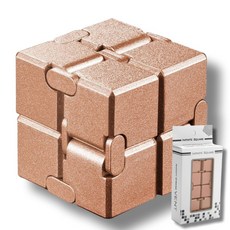 에쎄치 피젯토이 피젯스피너 큐브, 1개, 골드