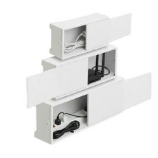 콘센트가리개 벽콘센트가리개 콘센트커버 셋탑박스숨기기 셋톱박스 티비 TV 무타공 덮개 커버, B. 45cm형[45cm×16cm×10cm], 1개