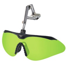 오토스 A-644B 1.7도 클립형 차광 보안경 녹색 안전모 부착 안전 보호 고글 안경, 1개, A 644B