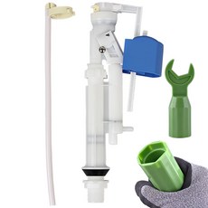 [요일테크] 대림바스 투피스 양변기 볼탑 필밸브 모두 호환가능 높이 조절 필밸브 + 스패너, 1세트, 화이트