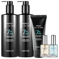 인그리랩 퍼펙트 올인원 남성용 포맨 스킨케어 4종(본품2+여행용1+향수1) 화장품 세트 피부진정 수분크림 주름 미백 모공관리, 2개, 300ml