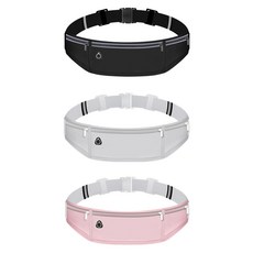 이든즈 초경량 방수 러닝벨트, 블랙, 1개