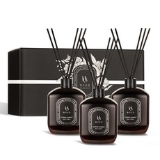 향기공감 프리미엄 대용량 디퓨저 선물세트, 3개, 520ml, 호텔우드 3개, 520ml, 호텔우드
