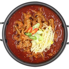 닭발에미치다 숯불무뼈닭발 직화구이 매운 불 닭발 무뼈 통뼈 오돌뼈, 007.국물무뼈닭발- 보통맛, 1개, 800g