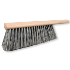 비버테일 방수비 빗자루, 1개, 브라운