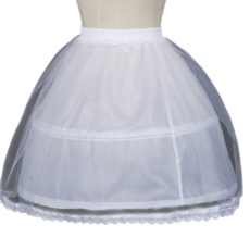 코스프레 속치마 패치 2단 와이어 드레스속치마 미니 패티코트