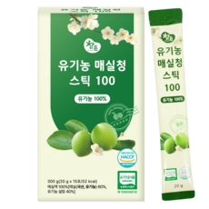 참든 유기농 매실청 스틱, 15개, 20g