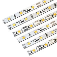 LED바 PCB BAR 국산 삼성칩 12V 24V 5V 50cm, 12V 3LED컷 PCB바, 6500K, 1개, 주광색